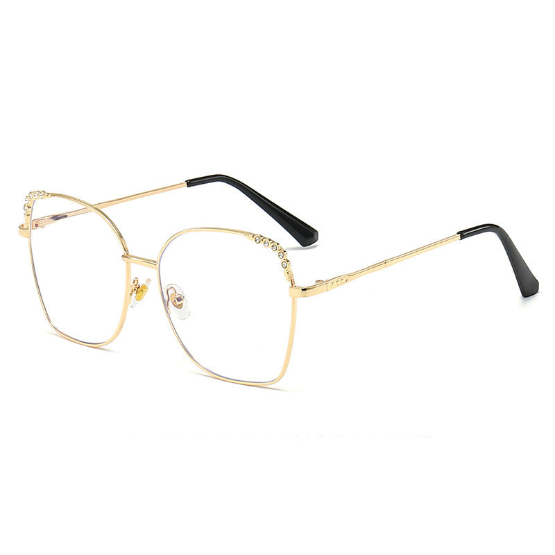 Elegante Quadratische Sonnenbrille mit Funkelnden Akzenten Karnz