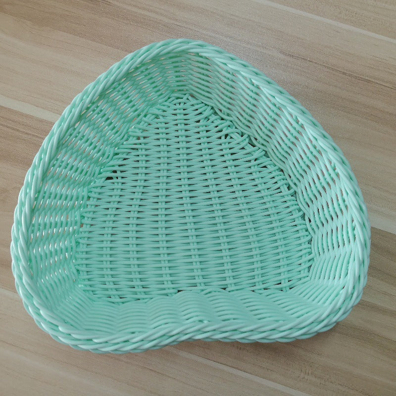 Dekoratives Rattan Aufbewahrungstablett Karnz