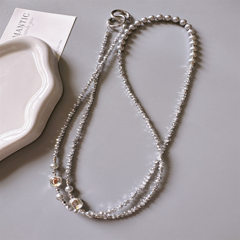 Elegante Perlen-Aussage-Halskette Karnz
