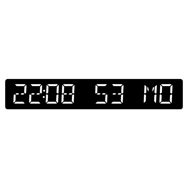 Digitaler Wandwecker mit grossem LED-Display Karnz