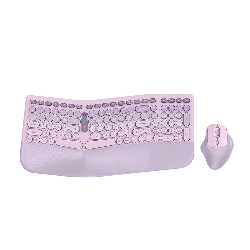 Ergonomische Wireless Tastatur und Maus Combo Karnz
