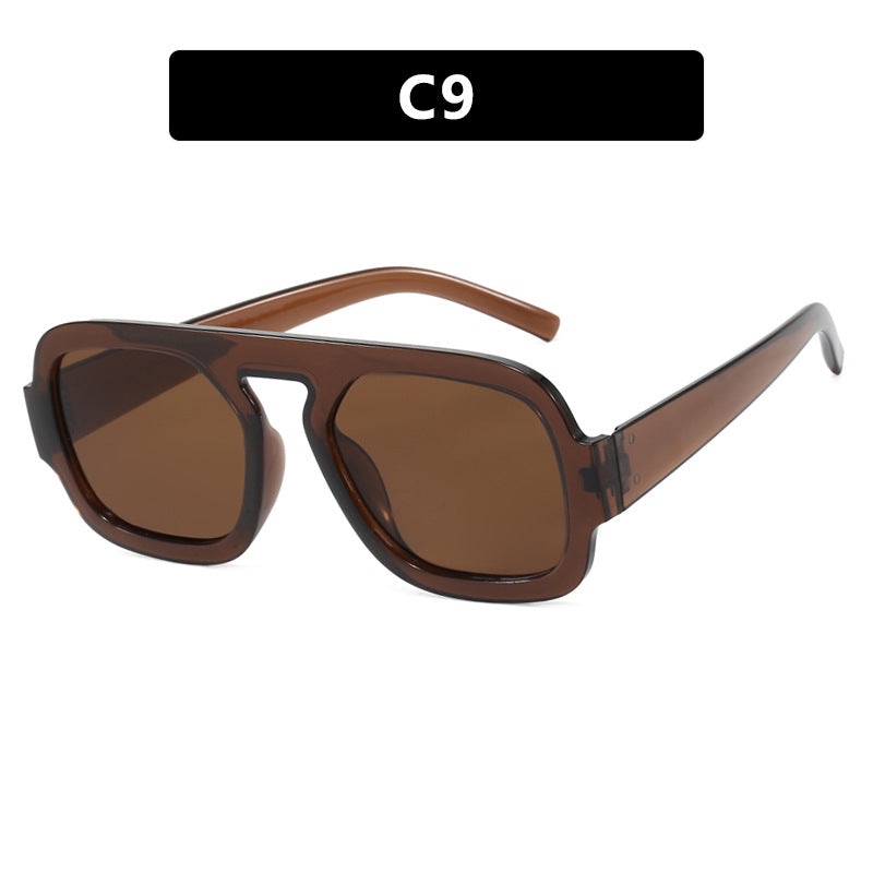 Damen modische Sonnenbrille im modernen Retro-Stil Karnz