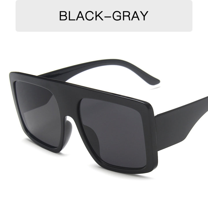 Damen oversized Sonnenbrille mit markantem Leopardenmuster Karnz