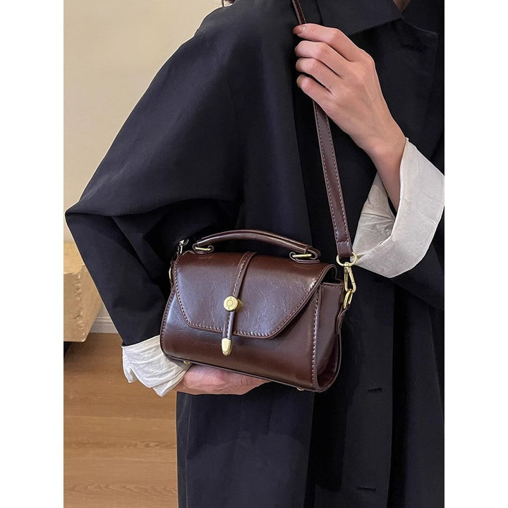 Vintage-inspirierte Lederhandtasche Karnz