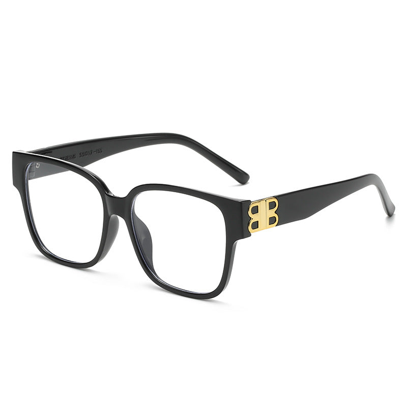 Damen modische quadratische Sonnenbrille mit elegantem Logo Karnz