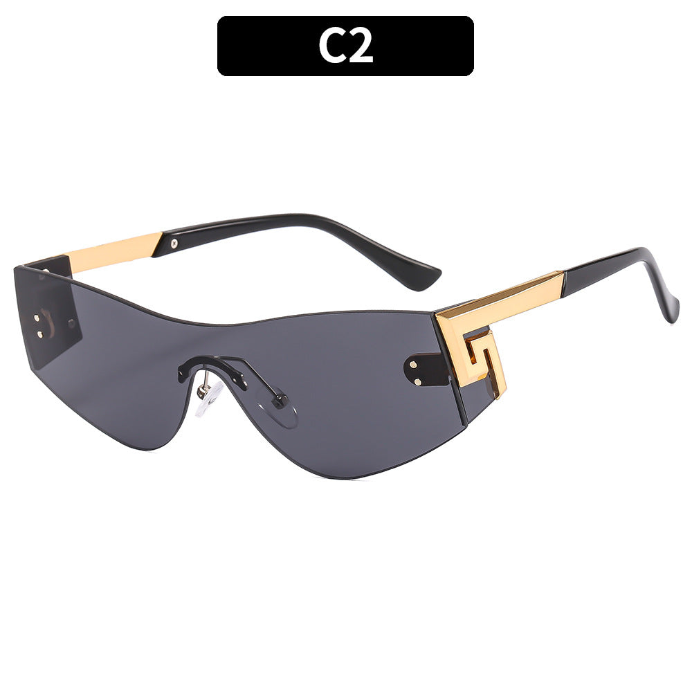 Futuristische Schild-Rahmen-Sonnenbrille  1787664834