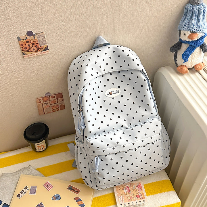 Stilvolle Punktmuster Leichte Rucksack Karnz