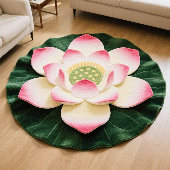 Florale lotusförmige Teppich Karnz