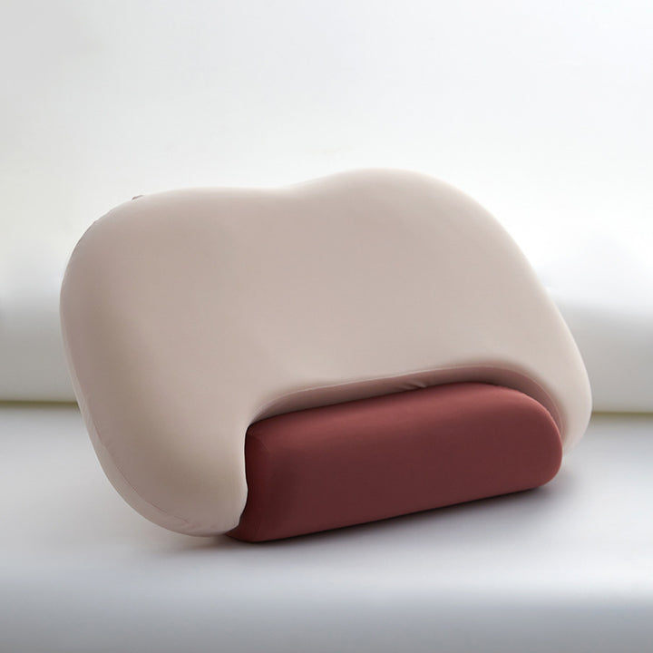Ergonomisches Nackenstützkissen mit Memory-Schaum und abnehmbarer Stützrolle
