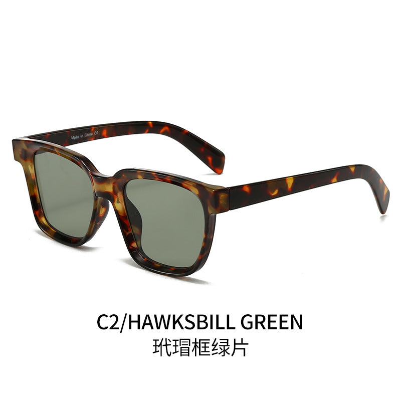 Damen elegante quadratische Sonnenbrille mit UV-Schutz und stabilem Rahmen Karnz