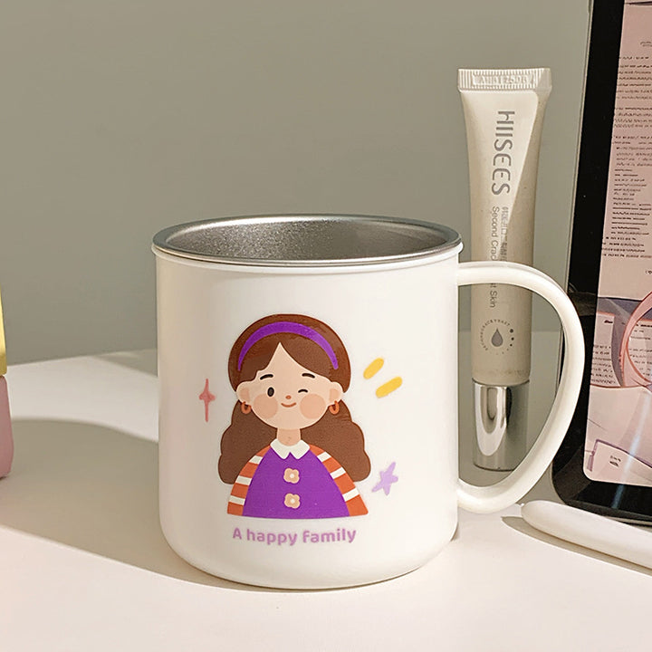 Keramiktasse mit Fröhlichem Familienmotiv Karnz 1786635457