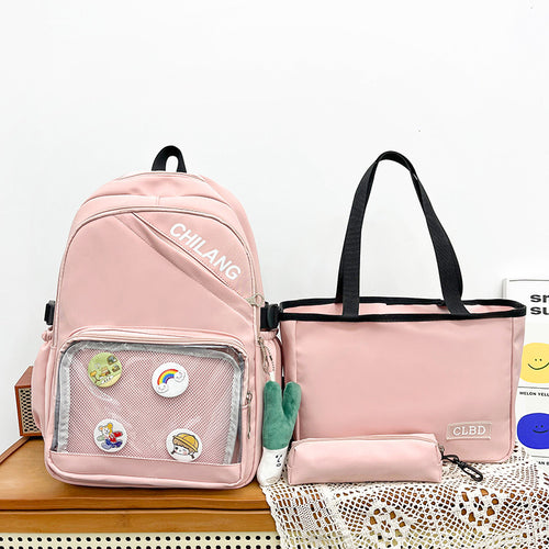 Stylischer Mehrfach-Taschen-Rucksack-Set