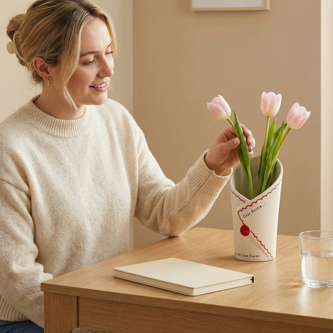 Einzigartiger Buchstabenförmiger Dekorativer Blumentopf