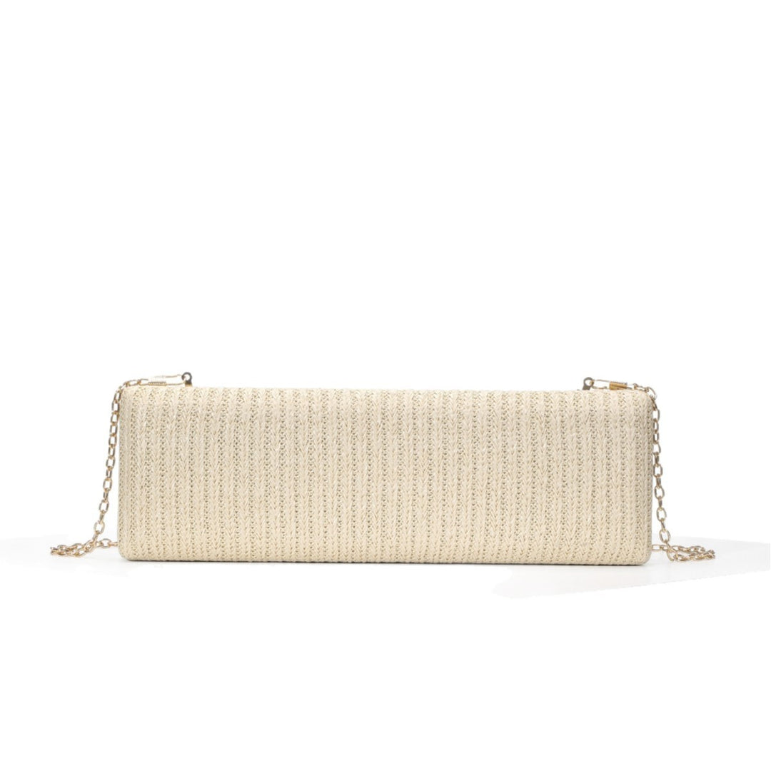 Texturierte Statement-Clutch