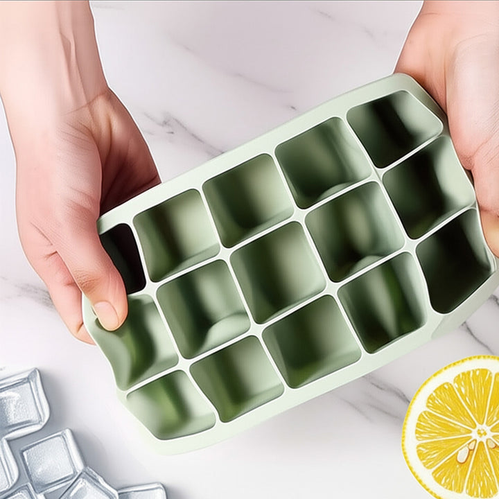 Silikon-Eiswürfelform mit Praktischer Aufbewahrungsbox Karnz