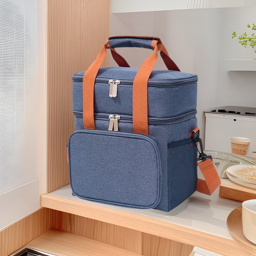 Isolierte Mehrschicht-Lunch-Kühltasche