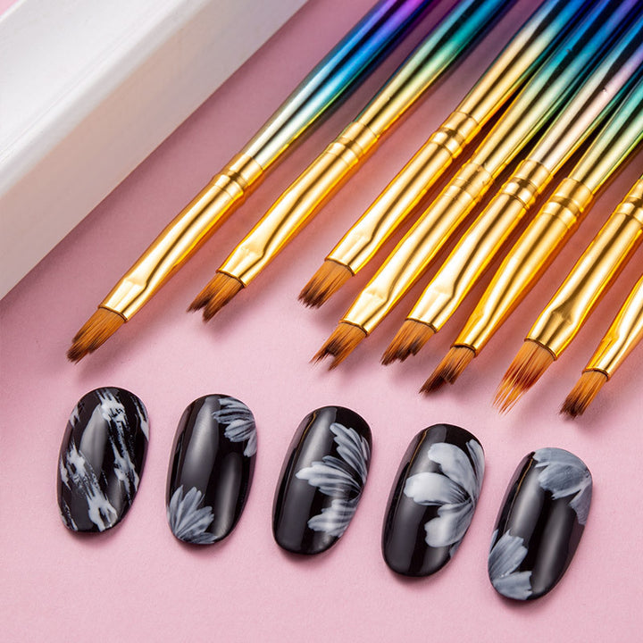 Professionelles Nail Art Detailpinsel-Set Karnz