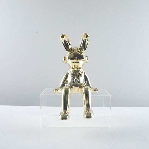 Elegante dekorative Hasenfigur