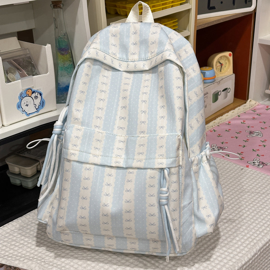 Verspielt gestreifter Rucksack