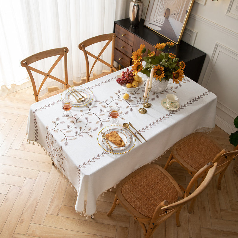 Bohemian Blattmuster Tischdecke