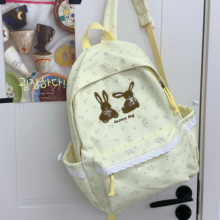 Cute Bunny-Themed Casual Backpack Karnz