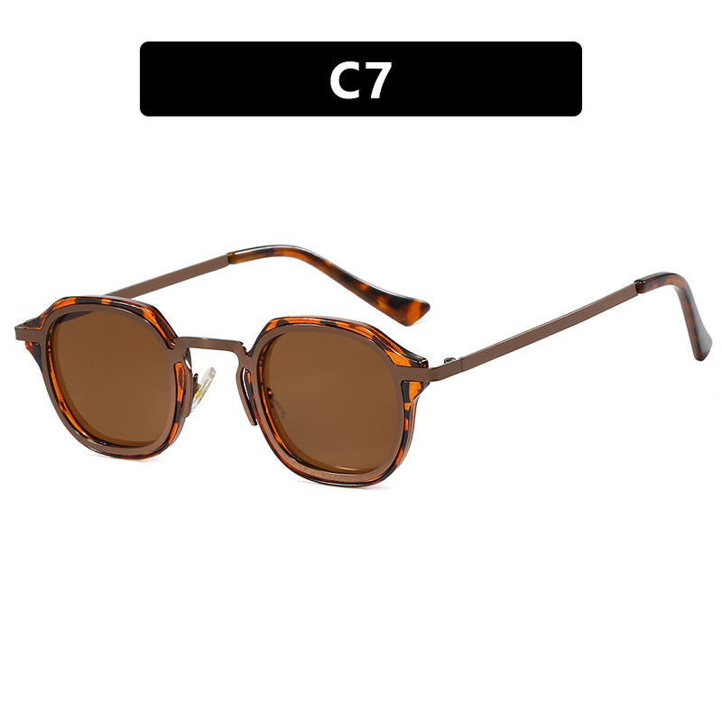 Damen quadratische Sonnenbrille mit einzigartigem Design und UV-Schutz Karnz