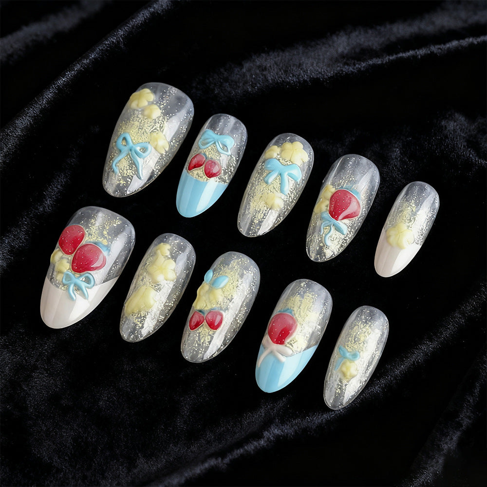 Dekoratives 3D Nagelkunst-Set Karnz