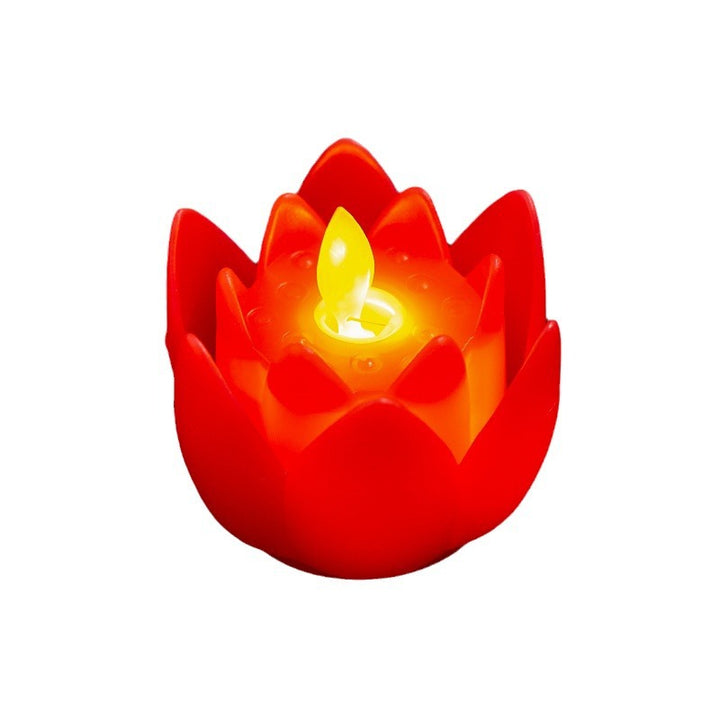 LED Lotuskerze