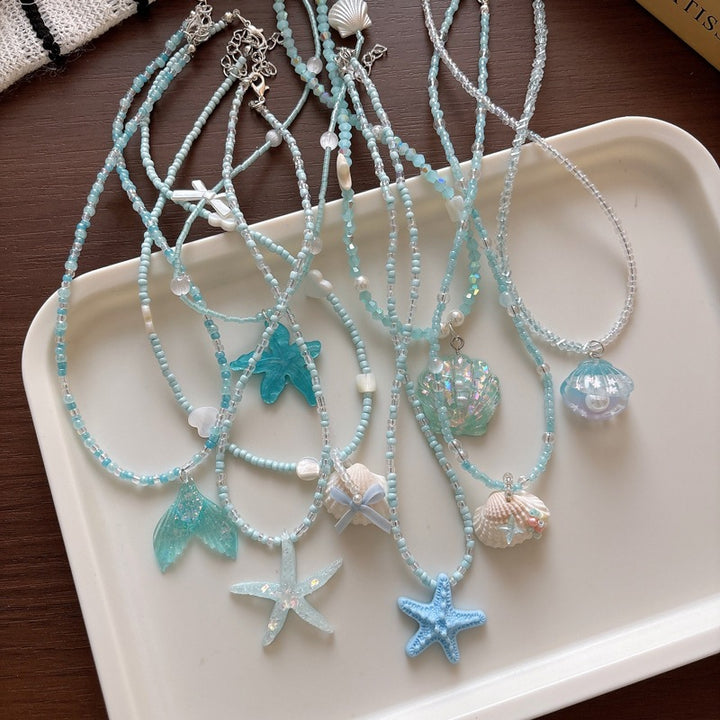 Halskette mit Glitzerfischschwanz Karnz