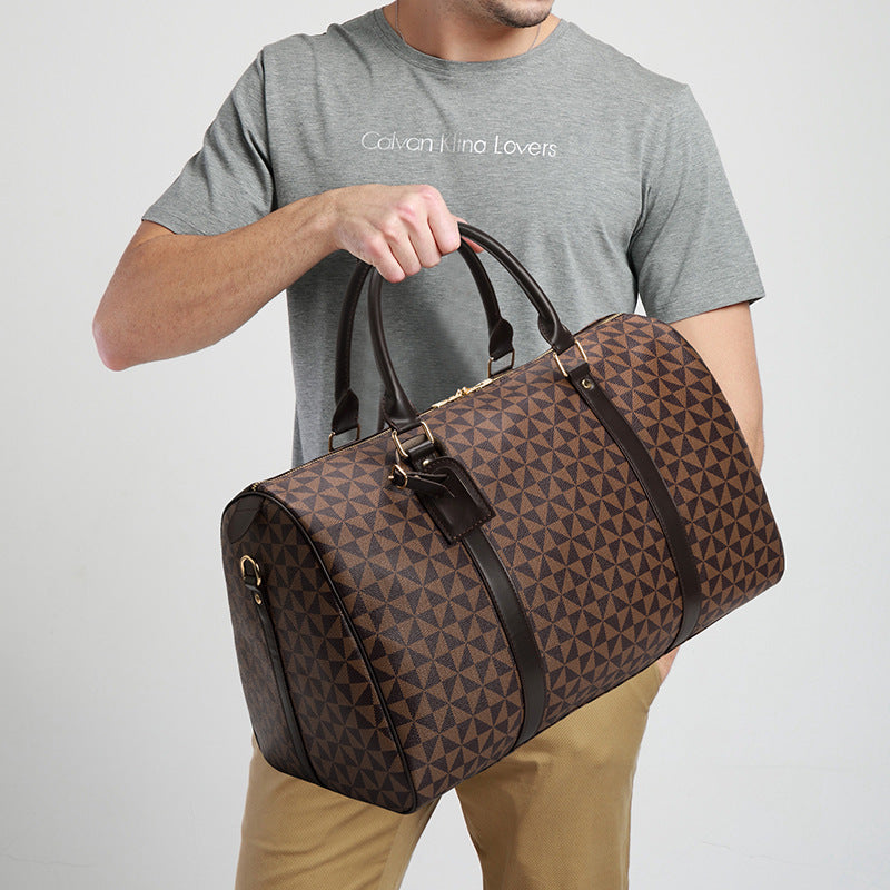 Geräumige Reisetasche mit Stilvollem Geometrischem Design Karnz