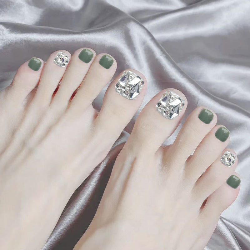 Dekorative Pediküre Nagelkunst Karnz