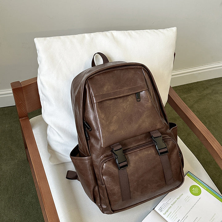 Vintage-Style Leder Rucksack Karnz