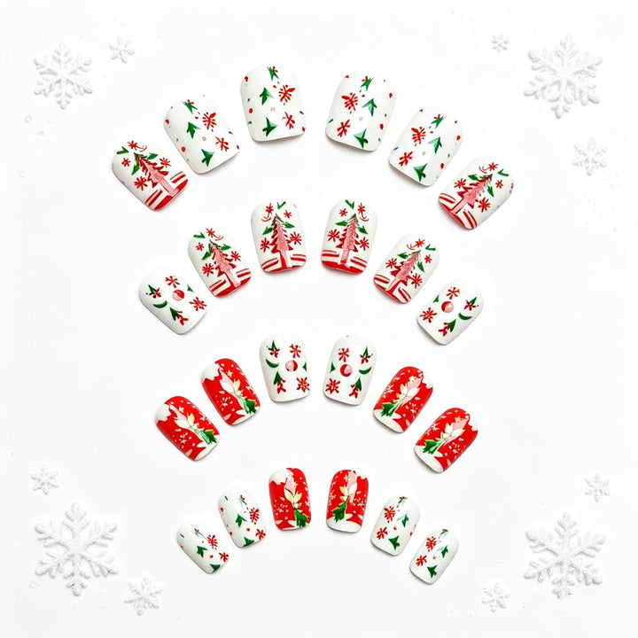 Kreative Weihnachtskunstnägel Karnz