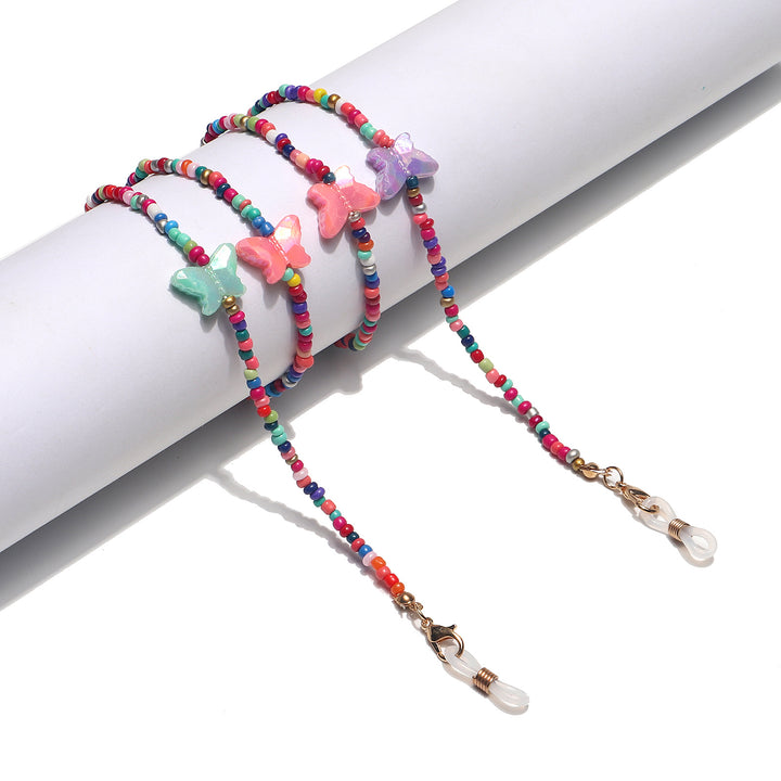 Bunter floraler Perlen-Brillenhalter Karnz
