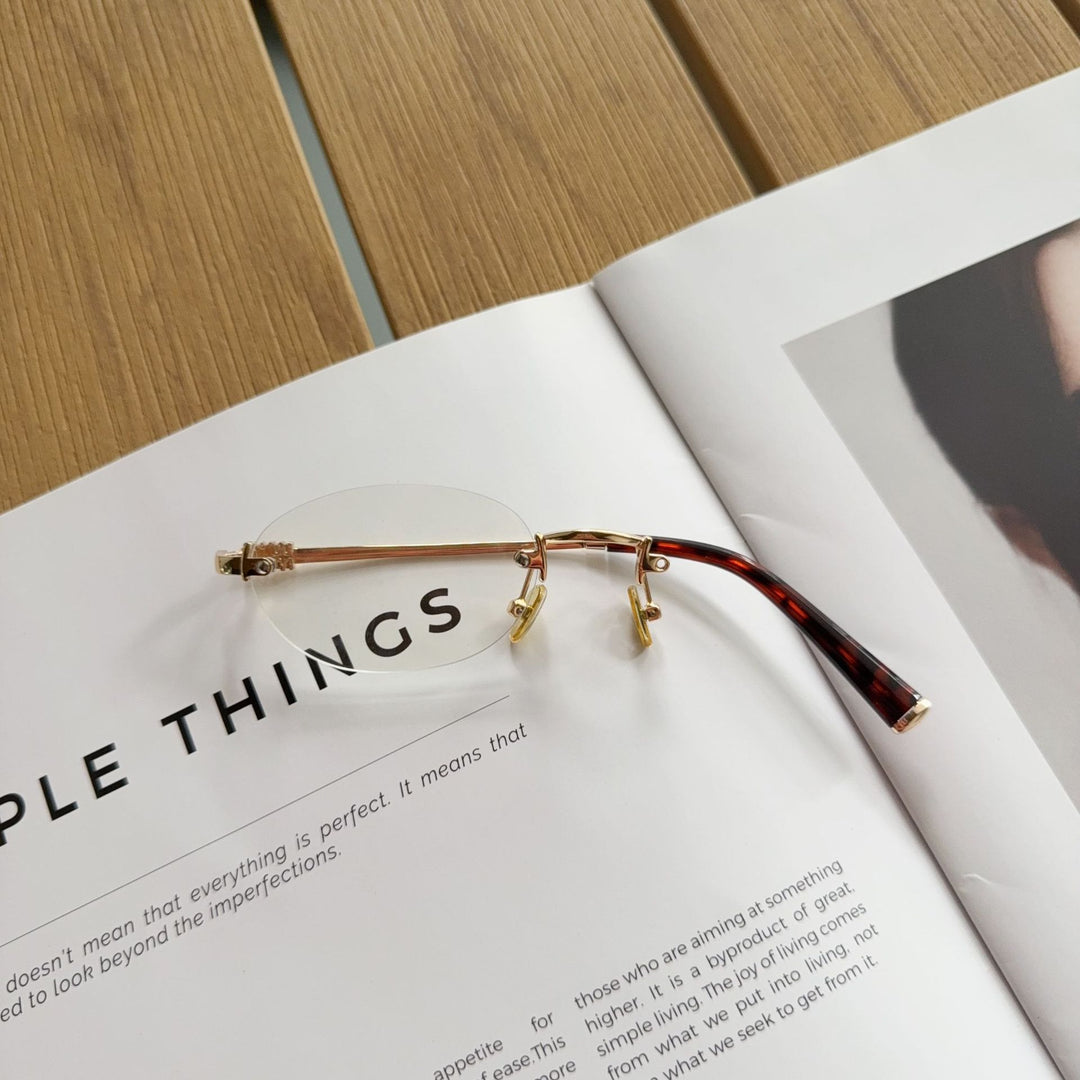Moderne Runde Rahmen Brille Karnz