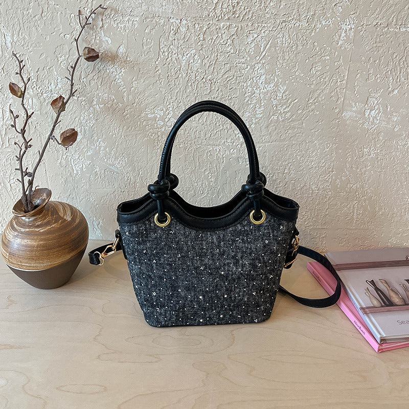 Dekorative Perlen Mini-Handtasche