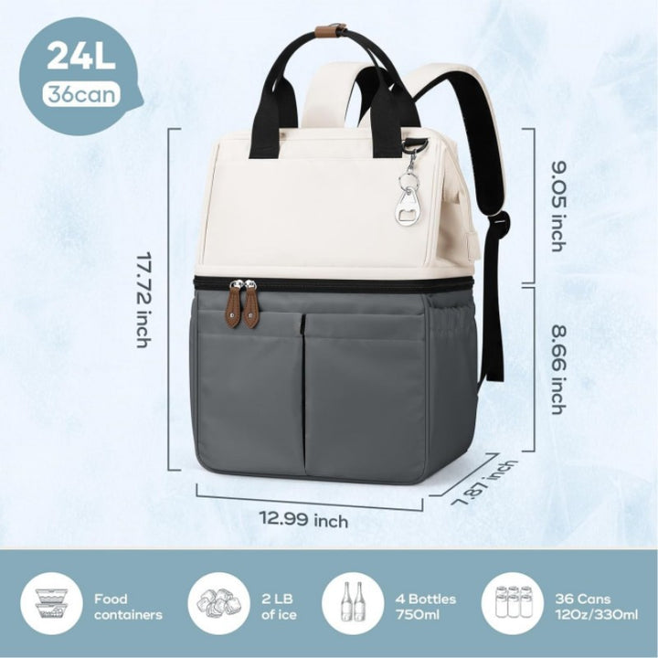 Multifunktionale Laptoptasche mit Isolierten Fächern Karnz