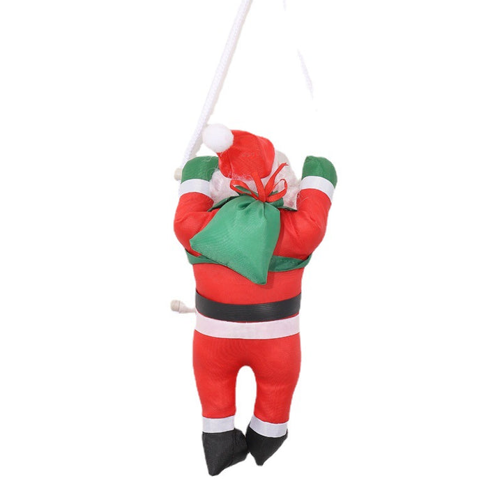 Dekorative Weihnachtsmann-Kletterfigur Karnz