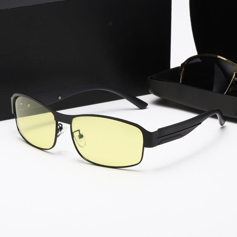 Damen Sportliche Sonnenbrille mit robustem Metallrahmen und polarisierenden Gläsern Karnz