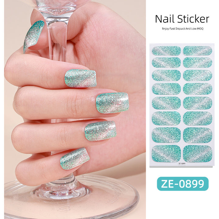 Ombre Glitter Nagel Wraps