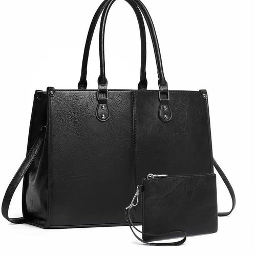 Elegante Handtasche mit Abnehmbarem Kartenetui Karnz