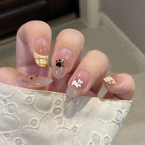 Dekoratives tierisches Druck-Nagelkunst Karnz