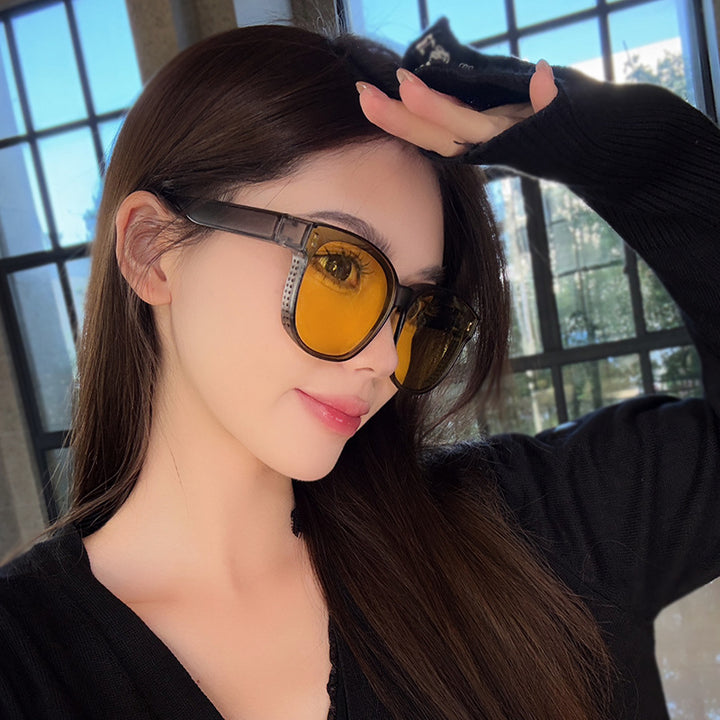 Damen Sportliche Sonnenbrille mit polarisierenden Gläsern und flexiblem Rahmen Karnz