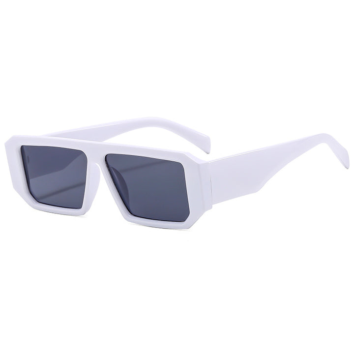 Damen modische Sonnenbrille im auffälligen geometrischen Design Karnz