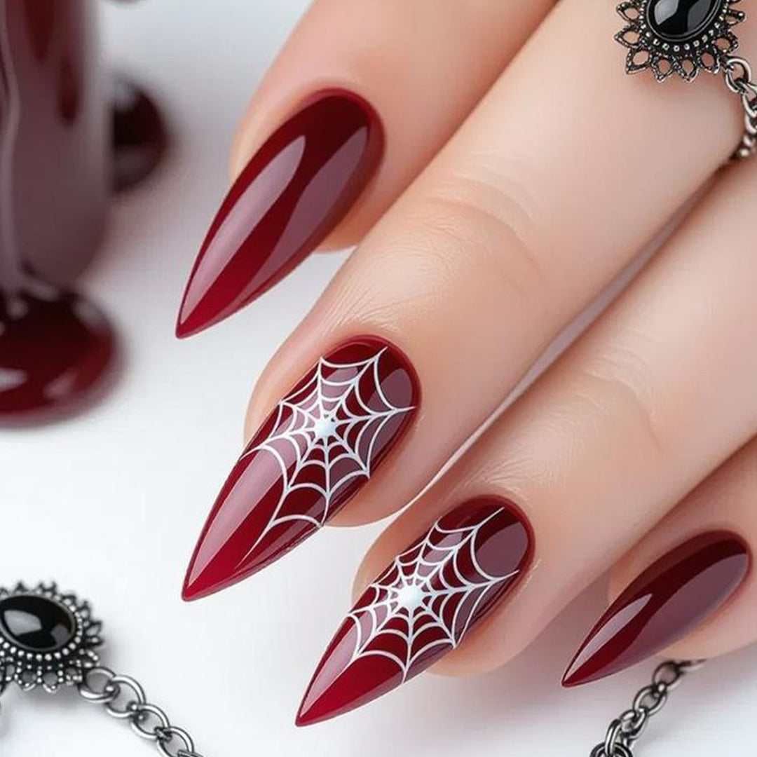 Halloween-Themen Stiletto Nagelkunst Extensions Karnz