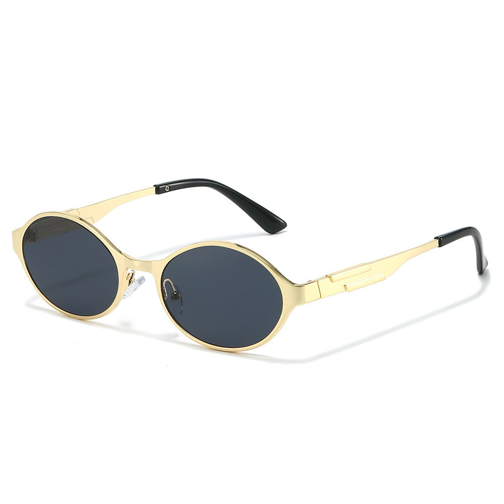 Einzigartige ovale Rahmen-Sonnenbrille Karnz