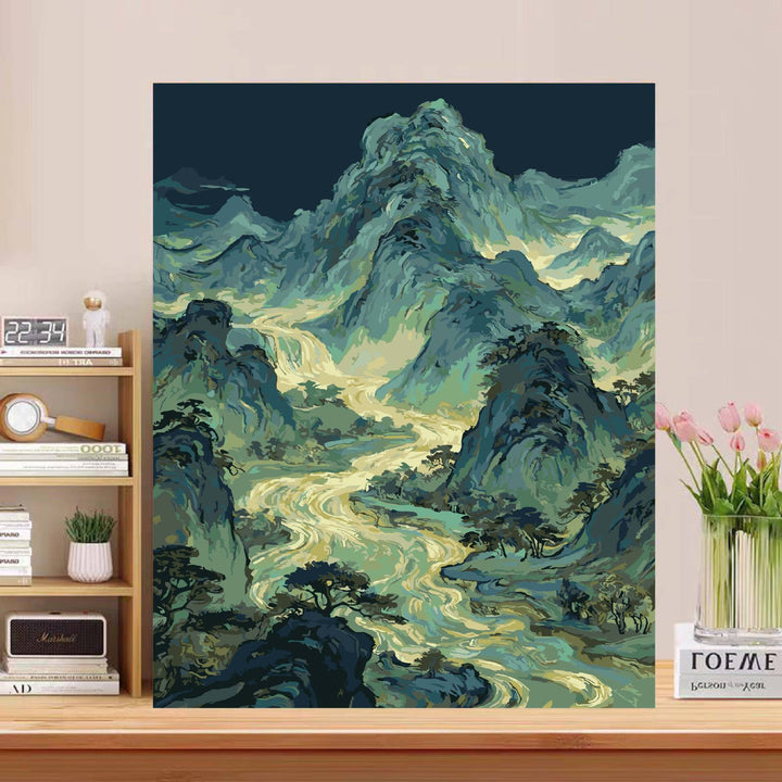 Majestic Landscape Leinwanddruck Karnz