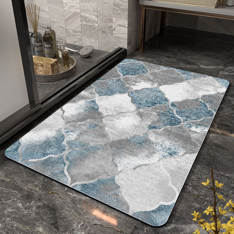 Stylische geometrische Muster Badezimmermatte Karnz