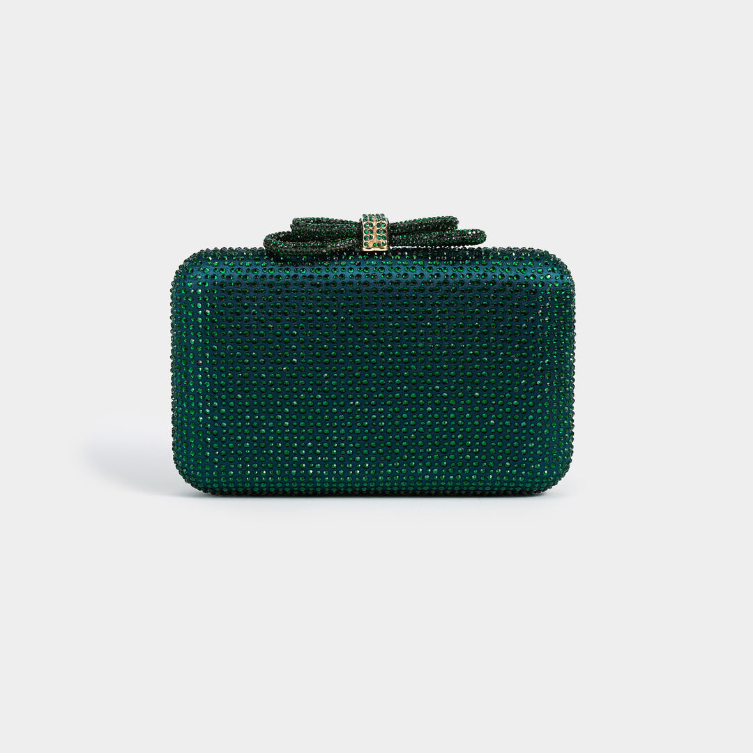 Elegante gesteppt Satin Abendhandtasche