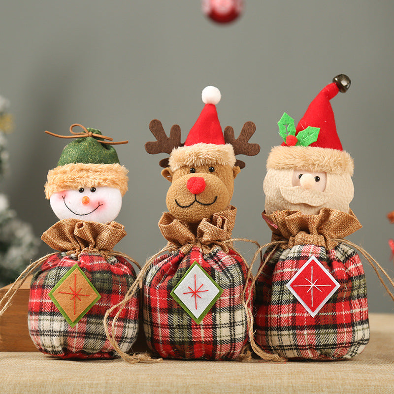 Niedlicher Weihnachtsgeschenkesack im Rentier-Design Karnz